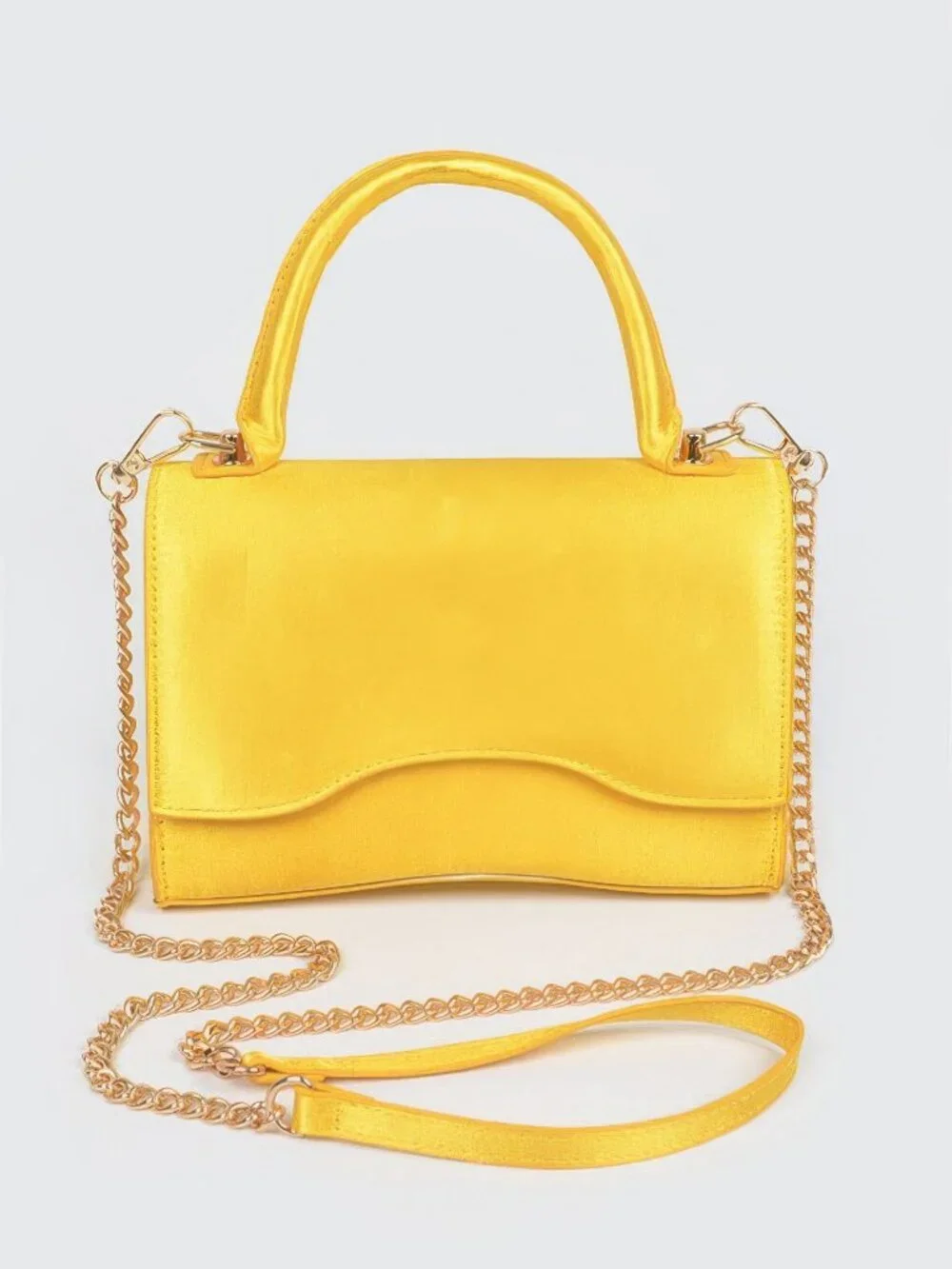 Shiny Chain Crossbody Bag